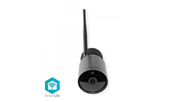 Nedis WIFICO40CBK Smartlife Camera Voor Buiten Wi-fi Full Hd 1080p Ip65 Cloud / Microsd 12 V Dc Nachtzicht Android™ & Ios Zwart