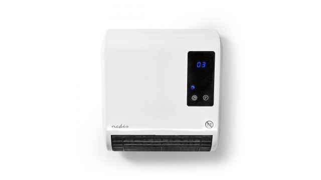 Nedis HTBA20WT Badkamer Verwarming 2000W Instelbare Thermostaat Afstandsbediening Wit