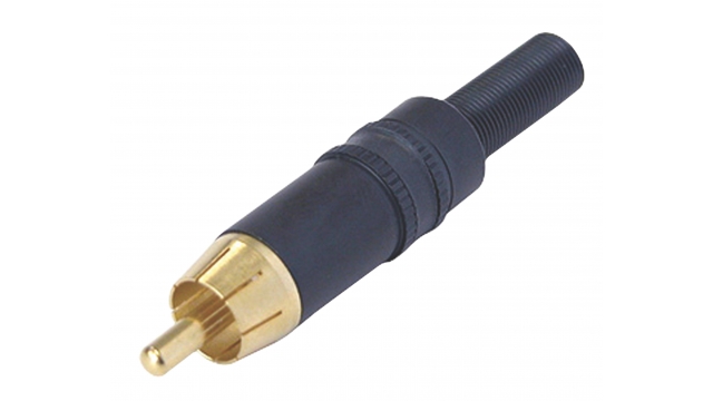 Neutrik NTR-NYS373-0 Connector Rca Male Metaal Zwart