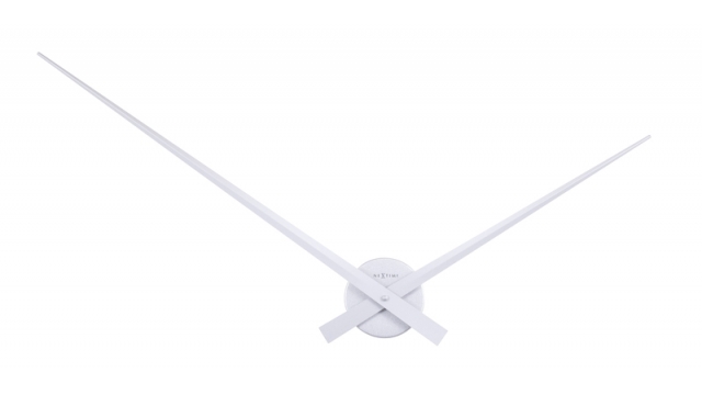 NeXtime NE-2269ZI Wandklok Dia. 85 Cm, Aluminium, Zilver, Hands