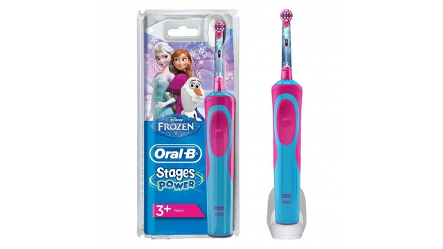 Oral B Stage Power Disney Frozen Elektrische Tandenborstel Blauw/Roze