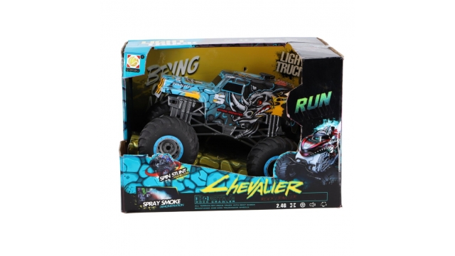 RC Monstertruck + Licht en Geluid + Rook