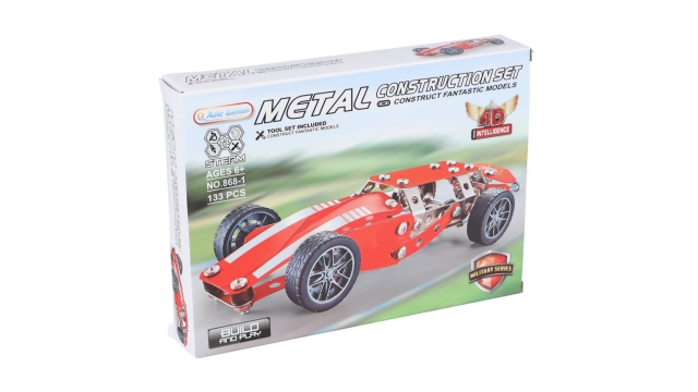 Constructieset Metalen Raceauto