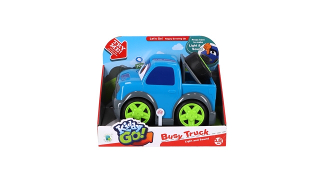 KiddyGo Pickup Truck 19 cm + Licht en Geluid Blauw
