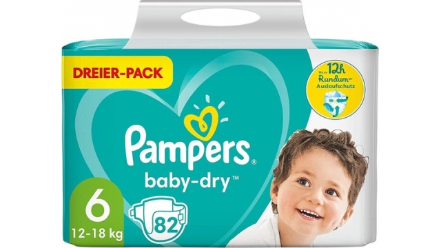 Pampers Baby Dry Maat 6 Mega Pack 82 luiers