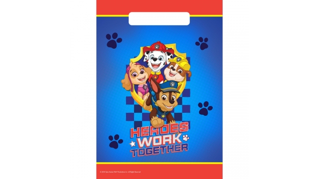 Paw Patrol Uitdeelzakjes 8 Stuks