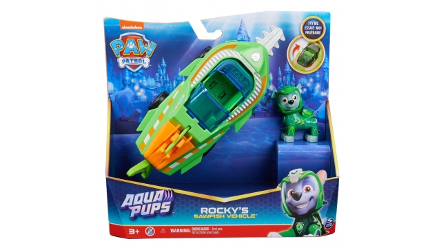 Paw Patrol Aqua Pups Rockys Sawfish Vehicle