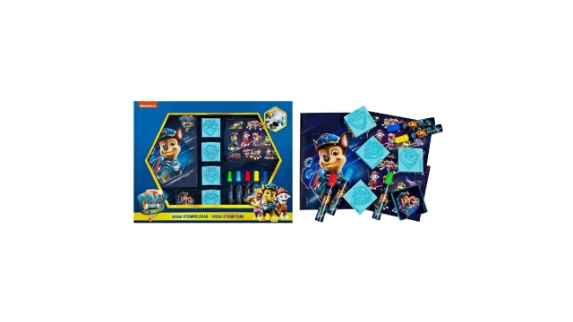 Paw Patrol Mega Stempel Set + Kleurboek en Stickers