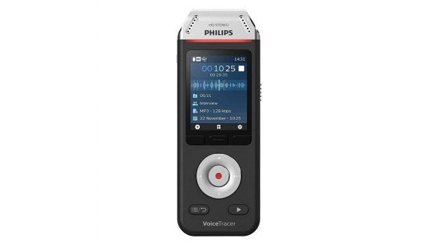 Philips DVT2110 VoiceTracer Audiorecorder Zwart/Zilver