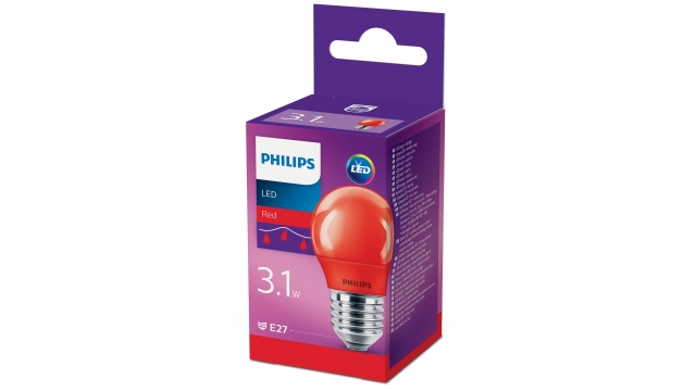 Philips Led Colorood Rood P45 E27