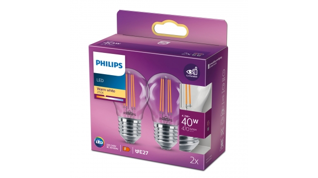 Philips Led Cl P45 Ww Cl 40w E27