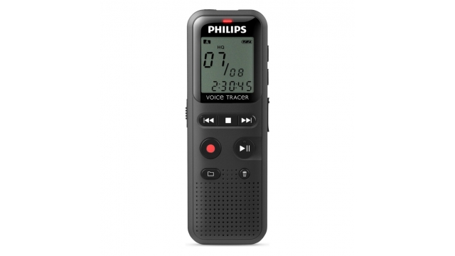 Philips DVT1150 VoiceTracer Audiorecorder Zwart