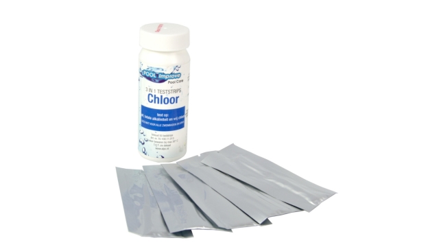 Pool Improve 3in1 Chloor Teststrips 50 Stuks