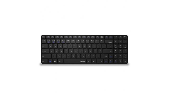 Rapoo Toetsenbord Mm Slim Zwart E9100m