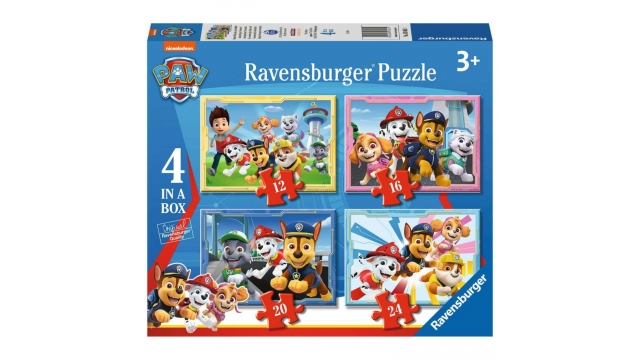 Ravensburger 4in1 Puzzel Paw Patrol 12-24 Stukjes