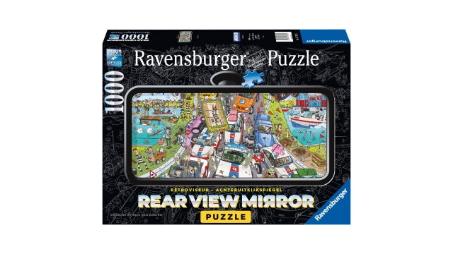 Ravensburger Puzzel Rear View Politie Achtervolging 1000 Stukjes