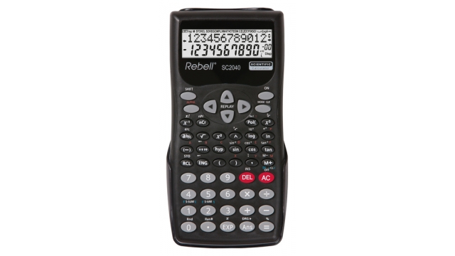 Rebell RE-SC2040-BX Calculator -SC2040-BX Zwart Wetenschappelijk
