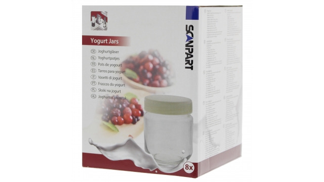 Scanpart Yoghurtpotjes 150ml 8 Stuks