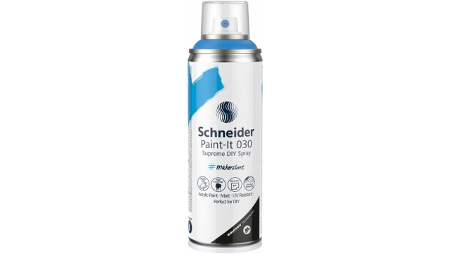 Schneider S-ML03050031 Supreme DIY Spray Paint-it 030 Staal Blauw 200ml