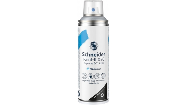 Schneider S-ML03051007 Supreme DIY Spray Paint-it 030 Zilver Metallic 200ml