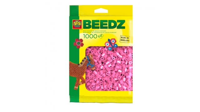 SES Creative Beedz Strijkkralen Roze 1000 Stuks