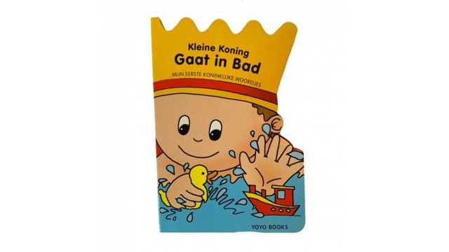 Simply for Kids Kartonboek Kleine Koning Gaat in Bad