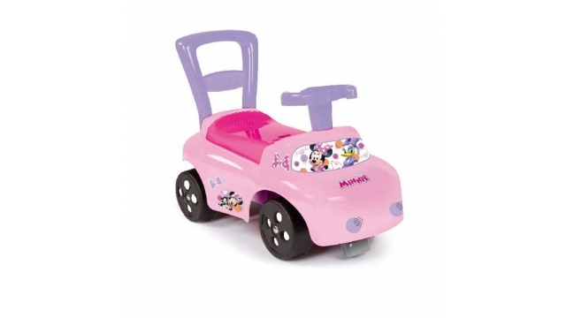 Smoby Minnie Mouse Loopauto 54x27x40 cm Roze/Paars