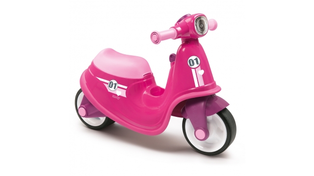 Smoby Loopscooter Roze