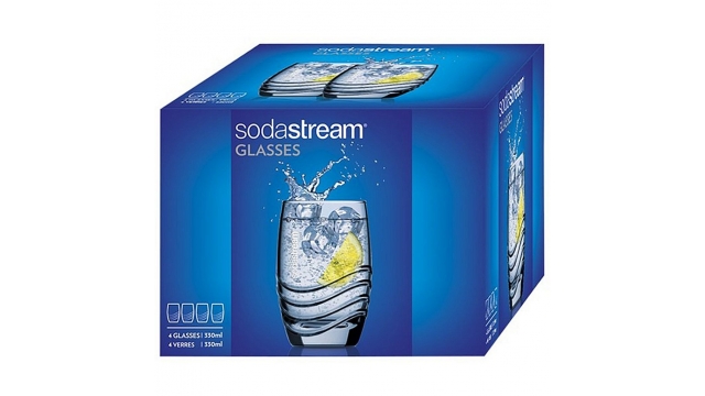 Sodastream Glazenset 330 ml 4 Stuks