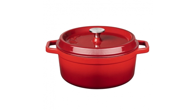 Sola Gietijzeren Braadpan 20 cm Rood/Oranje