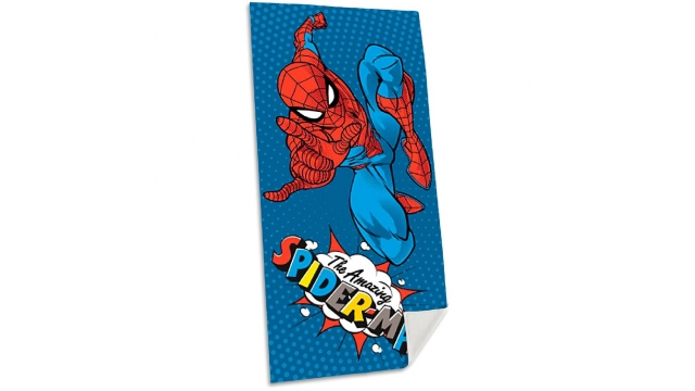 Spiderman Strandlaken 70x140 cm Blauw/Katoen