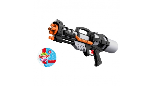 Summertime Waterpistool 49 cm Oranje/Zwart/Grijs