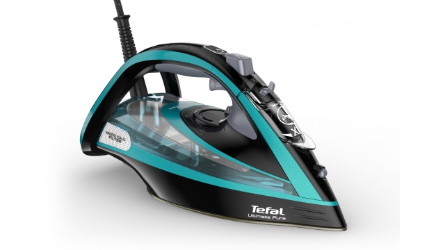 Tefal FV9844 Ultimate Pure Stoomstrijkijzer 3200W 0.35L Zwart/Blauw