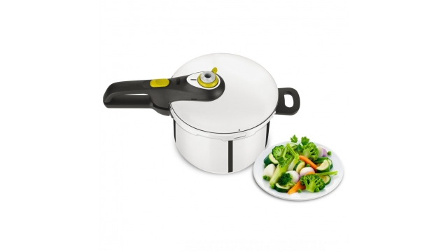 Tefal P25342 Secure 5 Neo Snelkookpan 4L RVS/Zwart