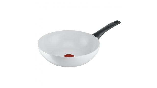 Tefal Ceramic Control Wok 28 cm Wit