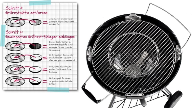 Tepro 8568 Hoofgrillrooster voor Ø57cm met Centraal Inzetrooster Systeem