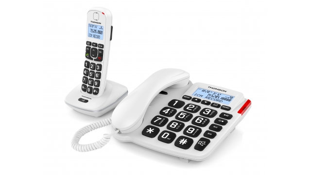 Thomson Serea Comby Dect En Vaste Telefoon Wit