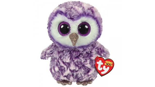 TY Beanie Boo's Knuffel Uil Moonlight 15 cm