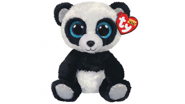 TY Beanie Boo's Knuffel Pandabeer Bamboo 15 cm