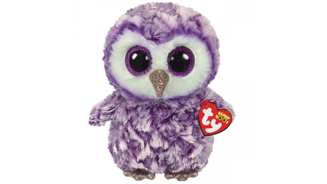 TY Beanie Boo's Knuffel Uil Moonlight 24 cm