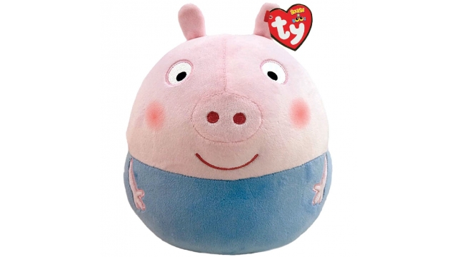 TY Squish A Boo Knuffelkussen Peppa Pig George 31 cm