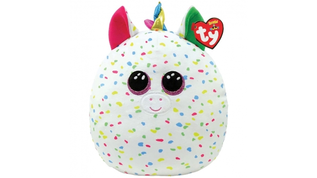 TY Squish A Boos Knuffelkussen Eenhoorn Harmonie 31 cm