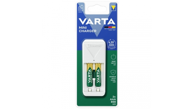 Varta Mini Lader + 2 AAA Batterijen