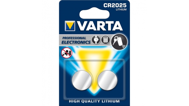 Varta CR2025 Knoopcelbatterijen 2 Stuks