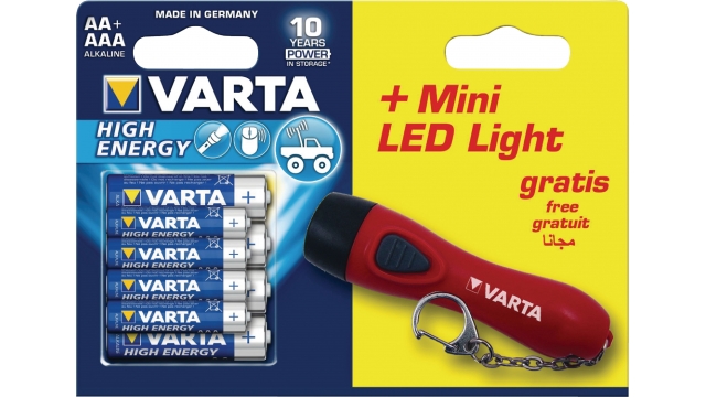 Varta VARTA-92400 Alkaline Batterij Aa High Energy 8-promotional Blister