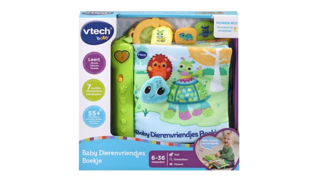 VTech Baby Dierenvriendjes Boekje + Licht en Geluid