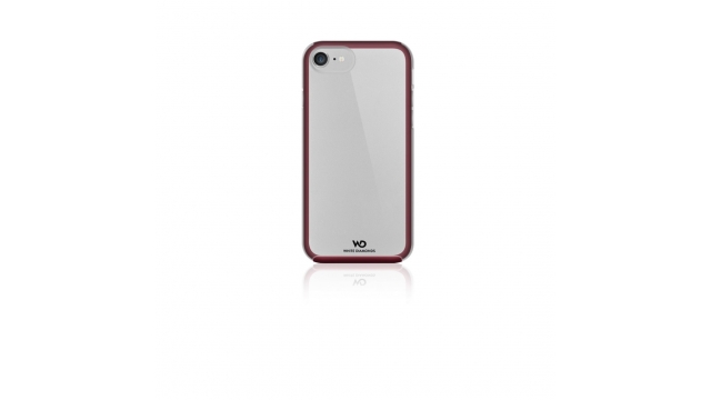 White Diamonds Cover Essential Clear Voor Apple IPhone 6/6S/7/8 Burgundy