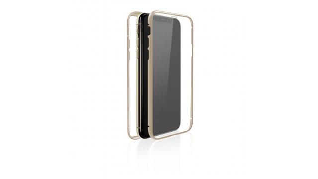 White Diamonds Cover 360° Glass IPhone 11 Pro Goud
