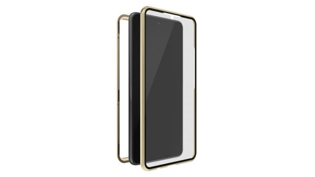 White Diamonds 360° Glass Cover for Samsung Galaxy S21 (5G) Gold