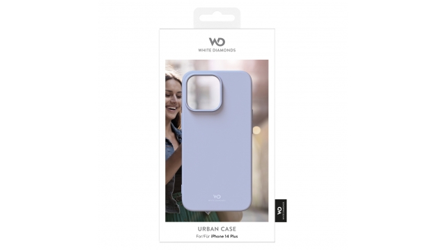 White Diamonds Urban Case Cover Voor Apple IPhone 14 Plus Licht Blauw
